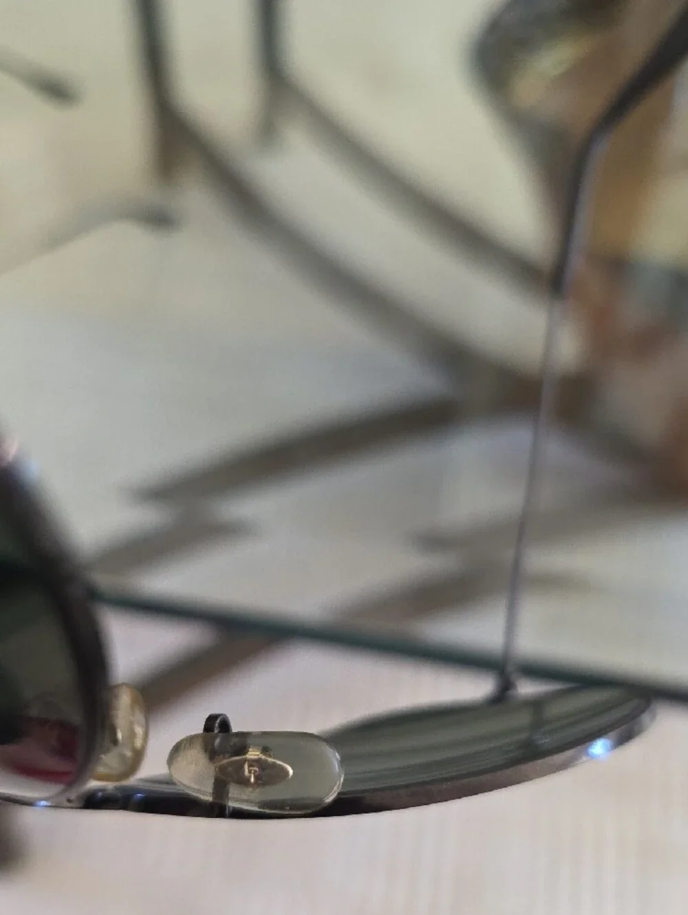 Vintage Ray-Ban Bl  Aviator Sunglasses 58-14 - Black Frame, Metal Black